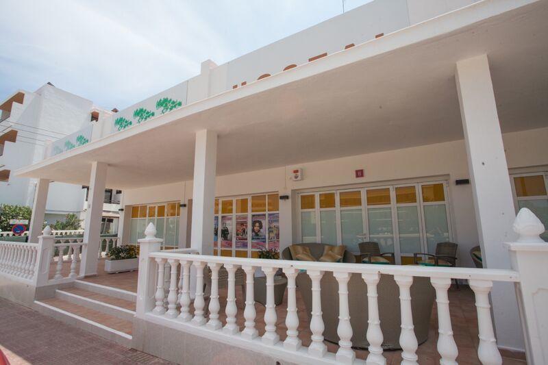 Hostal Los Pinos Эс-Кана Экстерьер фото